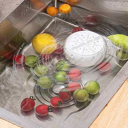 7🍎 JETZT 50 % RABATT! 🍉🥬 Effiziente tragbare Obst- und Gemüsewaschmaschinen