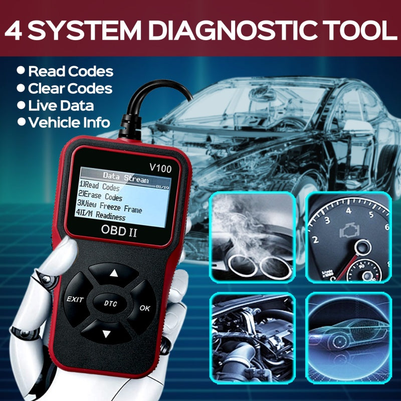 🔥Zeitlich begrenzte Aktion 50 % Rabatt🔥Multifunktionaler Motorfehlercode-Leser