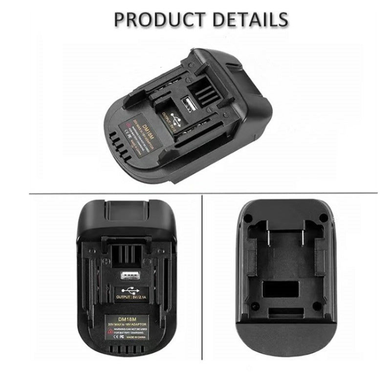 📢📢50 % Rabatt!! ⏰Lithium-Akku-Adapter für 18-V-Akku-Werkzeuge