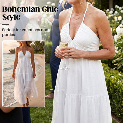 🏆SOMMERANGEBOT 50% Rabatt💥Lässiges, ärmelloses Basic-Kleid für Damen mit lockerer Passform
