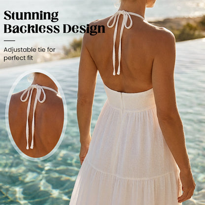 🏆SOMMERANGEBOT 50% Rabatt💥Lässiges, ärmelloses Basic-Kleid für Damen mit lockerer Passform