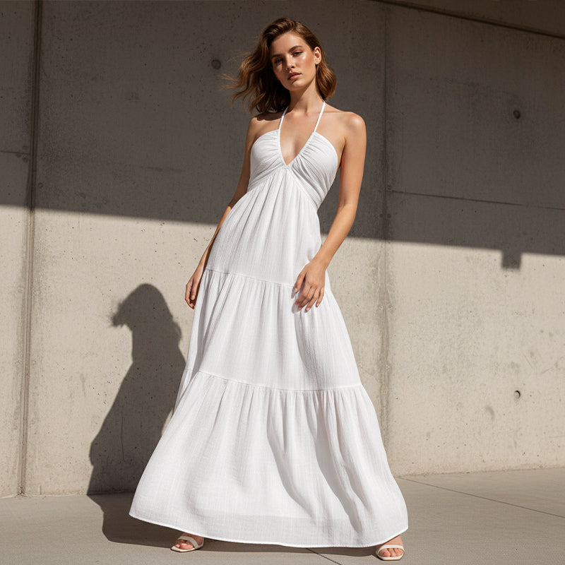 🏆SOMMERANGEBOT 50% Rabatt💥Lässiges, ärmelloses Basic-Kleid für Damen mit lockerer Passform