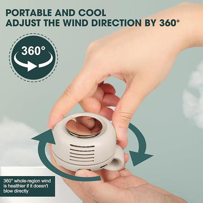 ❄️50% OFF!💨Um 360° drehbarer, tragbarer Mini-Clip-Ventilator