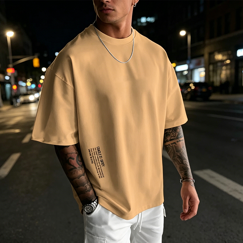 👕 50% RABATT! ⏰ Herren Urban Style Loose Fit Kurzarm-Shirt – Bequem & atmungsaktiv – Lässiger Schnitt, perfekt für heiße Tage oder einen trendigen Freizeit-Look 🏙️