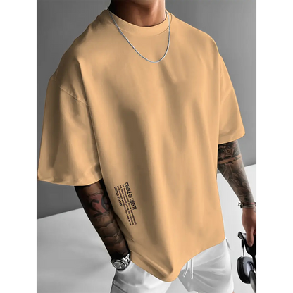 👕 50% RABATT! ⏰ Herren Urban Style Loose Fit Kurzarm-Shirt – Bequem & atmungsaktiv – Lässiger Schnitt, perfekt für heiße Tage oder einen trendigen Freizeit-Look 🏙️