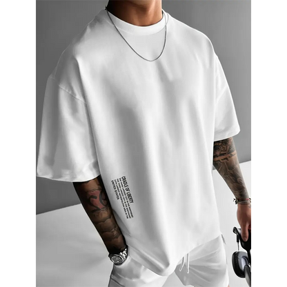 👕 50% RABATT! ⏰ Herren Urban Style Loose Fit Kurzarm-Shirt – Bequem & atmungsaktiv – Lässiger Schnitt, perfekt für heiße Tage oder einen trendigen Freizeit-Look 🏙️