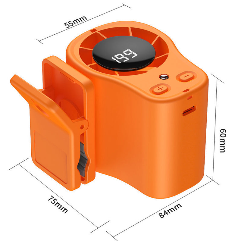 Freihändiger Ventilator mit LED-Display