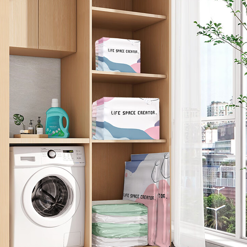 🧳 Schrank überfüllt? Jetzt 50% RABATT! ✨ Vakuumbeutel ohne Pumpe – Einfach drücken & versiegeln! Spart bis zu 80% Platz für Bettwäsche & Winterkleidung 🛏️💨