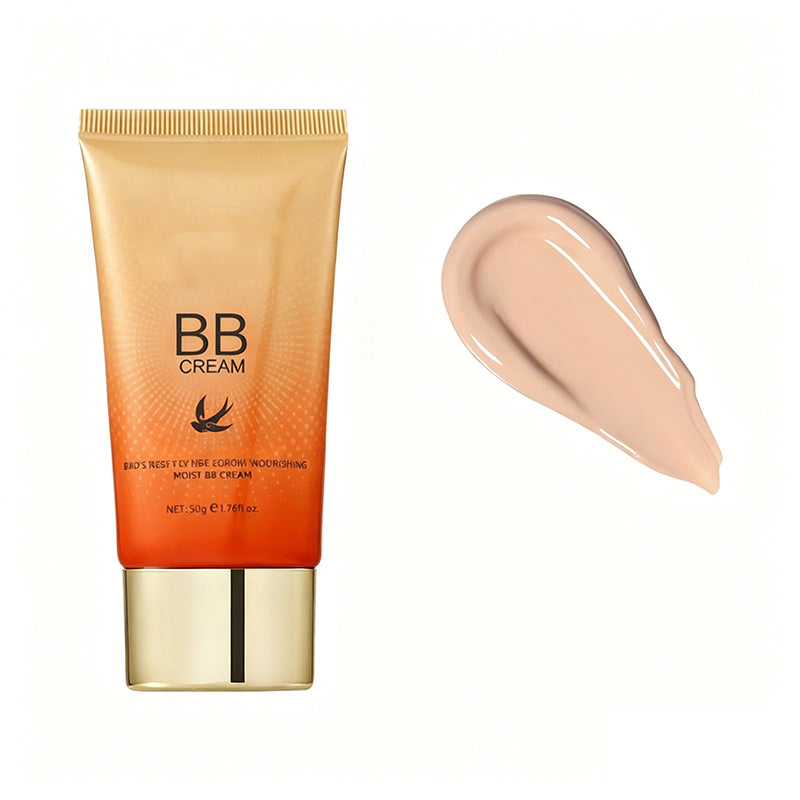 🧡 1+1 GRATIS! Feuchtigkeitsspendende BB-Creme mit Vogelnest-Peptiden – Makellose Deckkraft ohne Maskeneffekt!