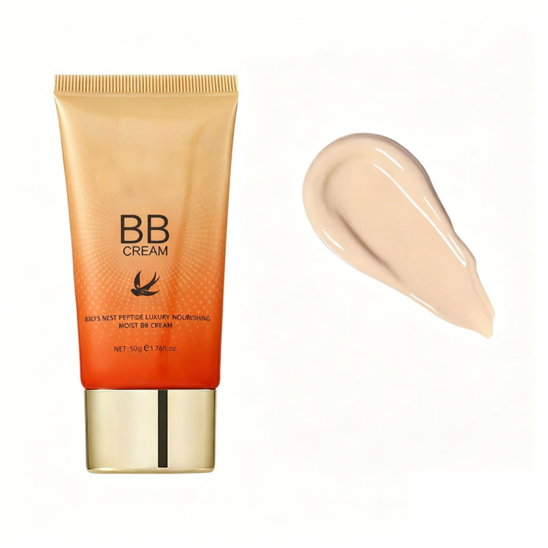 🧡 1+1 GRATIS! Feuchtigkeitsspendende BB-Creme mit Vogelnest-Peptiden – Makellose Deckkraft ohne Maskeneffekt!