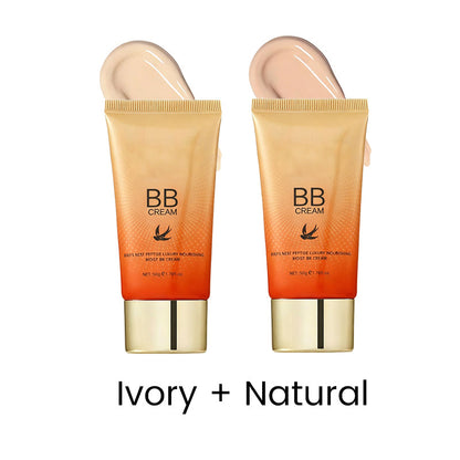 🧡 1+1 GRATIS! Feuchtigkeitsspendende BB-Creme mit Vogelnest-Peptiden – Makellose Deckkraft ohne Maskeneffekt!