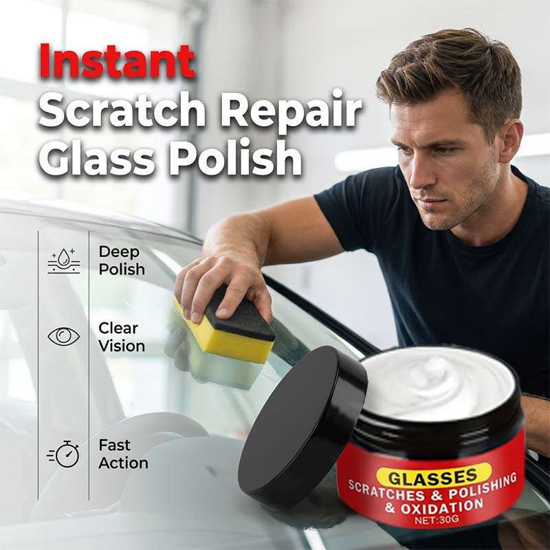 🚗 Polier- & Reparaturpaste für Glaskratzer 50 g – jetzt nur 12,99 € statt 25,98 €