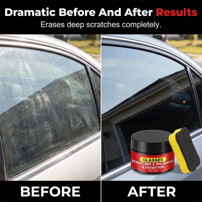 🚗 Polier- & Reparaturpaste für Glaskratzer 50 g – jetzt nur 12,99 € statt 25,98 €