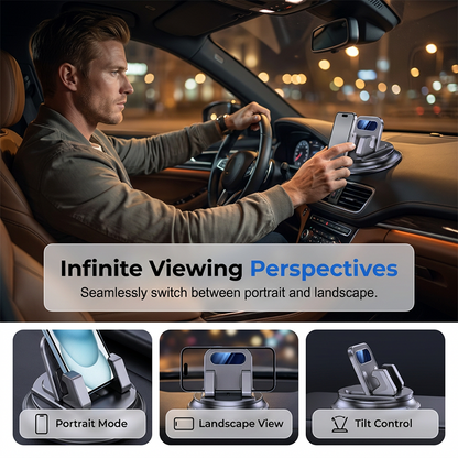 🚗 KAUFE 2, ERHALTE 1 GRATIS! 🔥 Drehbarer Auto-Handyhalter fürs Armaturenbrett – stabil, kompakt & vielseitig – Ideal für Navigation & freihändiges Telefonieren 📱