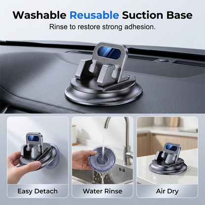 🚗 KAUFE 2, ERHALTE 1 GRATIS! 🔥 Drehbarer Auto-Handyhalter fürs Armaturenbrett – stabil, kompakt & vielseitig – Ideal für Navigation & freihändiges Telefonieren 📱