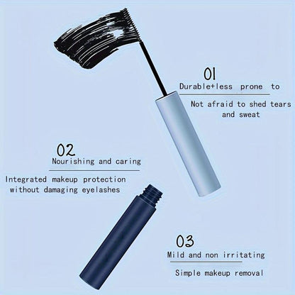 ⏰Kaufe 1 Stück, erhalte 1 geschenkt!  💖 Wasserfeste Mascara für mehr Länge und Schwung – sorgt für Volumen, langanhaltend & fleckfrei