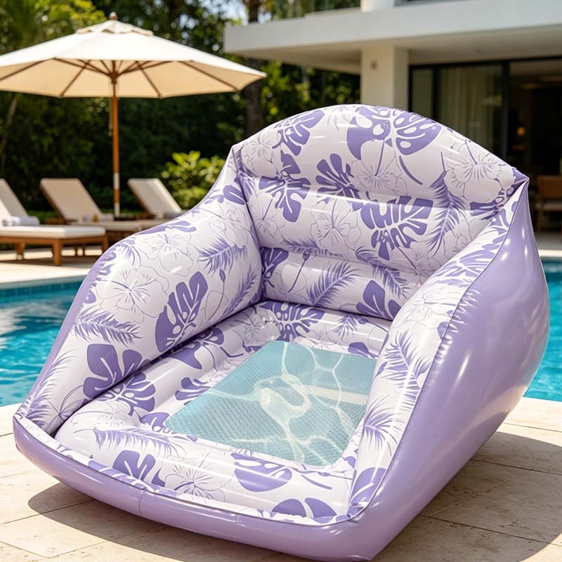 📢📢50% Rabatt!⏰ Aufblasbare Pool-Liege – Perfekt zum Entspannen im Sommer