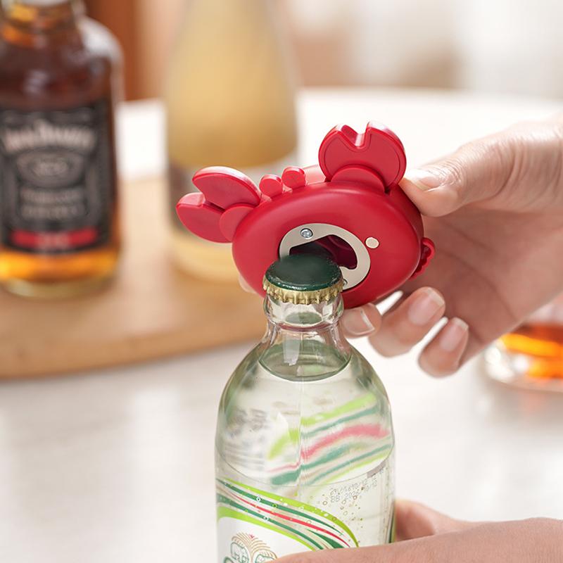 🦀 Magnetischer Krabben-Flaschenöffner: 3-in-1 für Küche & Bar | 50% Rabatt