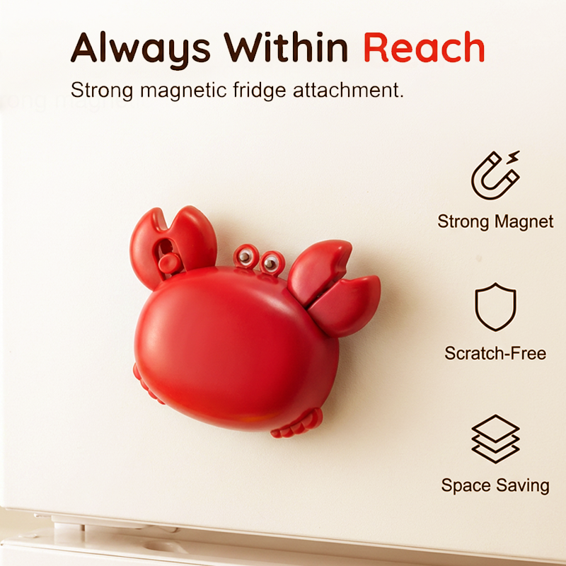 🦀 Magnetischer Krabben-Flaschenöffner: 3-in-1 für Küche & Bar | 50% Rabatt