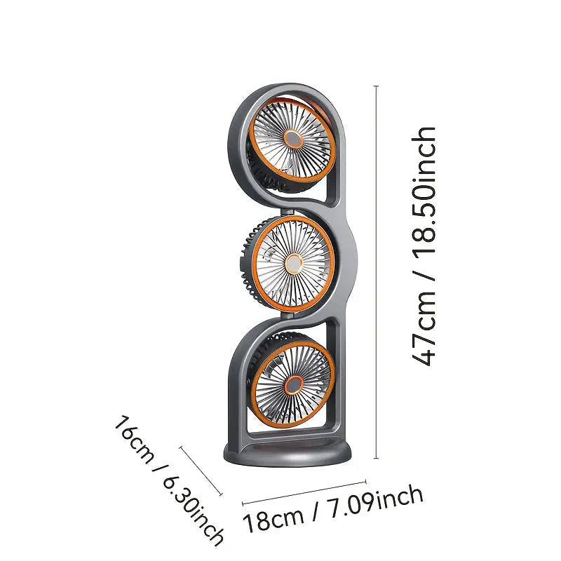 ☀️ 50% Rabatt | 3-Kopf-Standventilator 2026 – 360° Kühlung, leise & gratis Versand! ✈️🌞