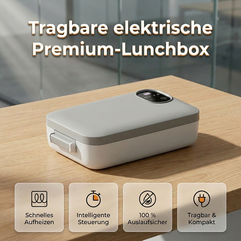 🔥 Tragbare elektrische Lunchbox mit Selbstheizung ⚡ Smarte Technologie für warmes Essen – jederzeit & überall 🍱