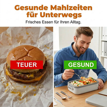 🔥 Tragbare elektrische Lunchbox mit Selbstheizung ⚡ Smarte Technologie für warmes Essen – jederzeit & überall 🍱
