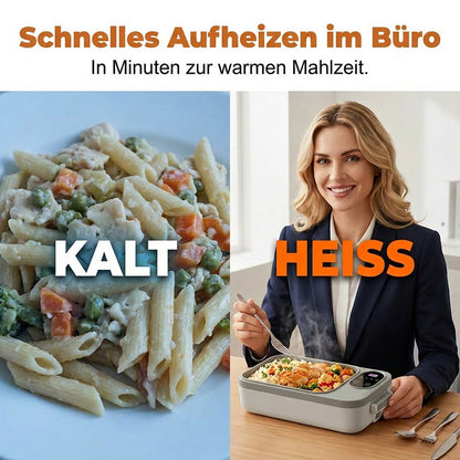 🔥 Tragbare elektrische Lunchbox mit Selbstheizung ⚡ Smarte Technologie für warmes Essen – jederzeit & überall 🍱