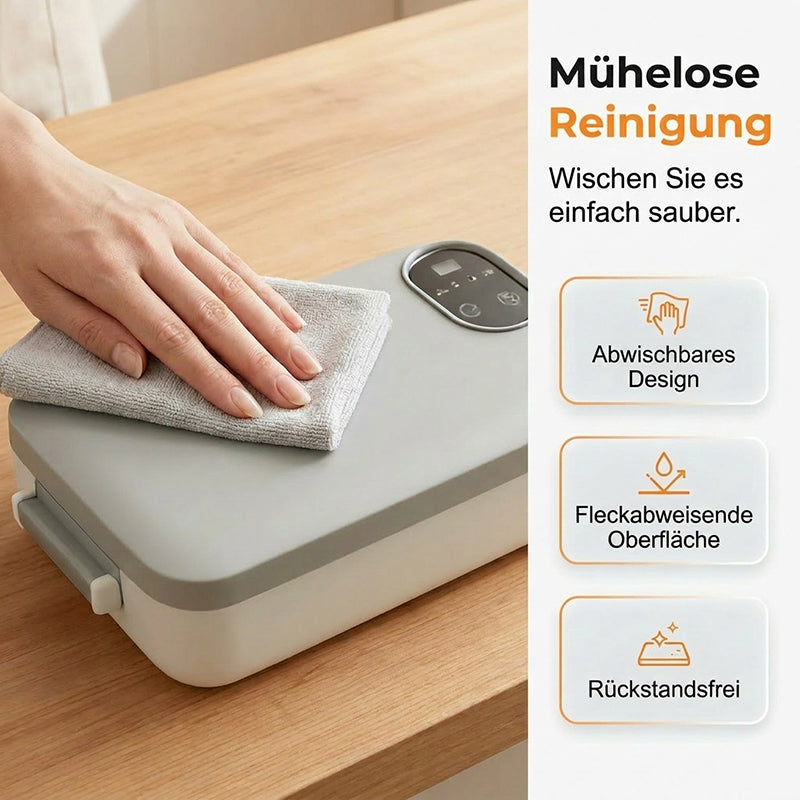 🔥 Tragbare elektrische Lunchbox mit Selbstheizung ⚡ Smarte Technologie für warmes Essen – jederzeit & überall 🍱