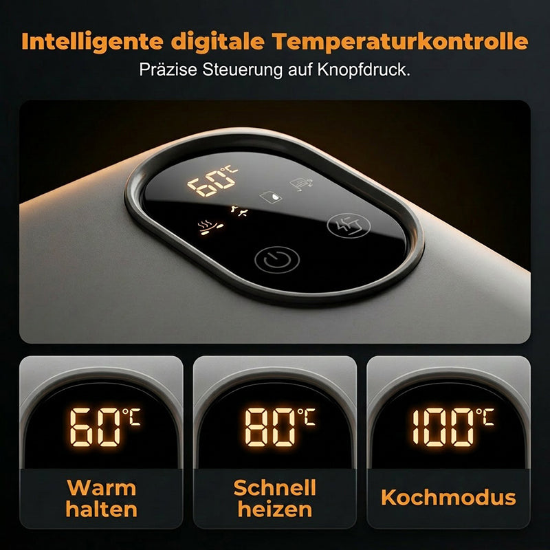🔥 Tragbare elektrische Lunchbox mit Selbstheizung ⚡ Smarte Technologie für warmes Essen – jederzeit & überall 🍱