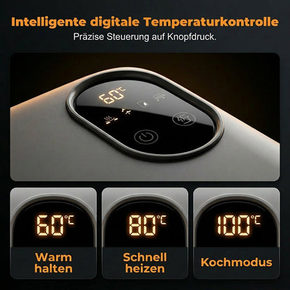 🔥 Tragbare elektrische Lunchbox mit Selbstheizung ⚡ Smarte Technologie für warmes Essen – jederzeit & überall 🍱