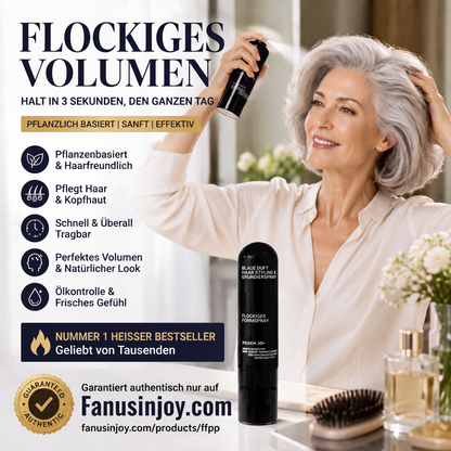 🍑✨ JETZT 50 % RABATT! !✨✨Haar‑Volumen‑Spray mit Pfirsichduft, langanhaltend, gibt mehr Fülle, leichtes Styling‑Spray für glattes, flaches Haar