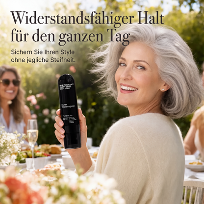 🍑✨ JETZT 50 % RABATT! !✨✨Haar‑Volumen‑Spray mit Pfirsichduft, langanhaltend, gibt mehr Fülle, leichtes Styling‑Spray für glattes, flaches Haar