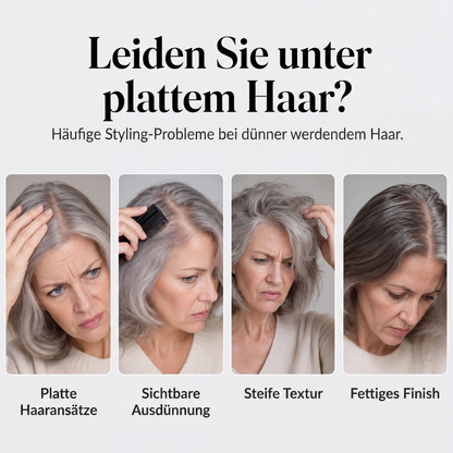🍑✨ JETZT 50 % RABATT! !✨✨Haar‑Volumen‑Spray mit Pfirsichduft, langanhaltend, gibt mehr Fülle, leichtes Styling‑Spray für glattes, flaches Haar