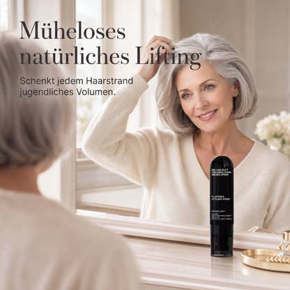 🍑✨ JETZT 50 % RABATT! !✨✨Haar‑Volumen‑Spray mit Pfirsichduft, langanhaltend, gibt mehr Fülle, leichtes Styling‑Spray für glattes, flaches Haar
