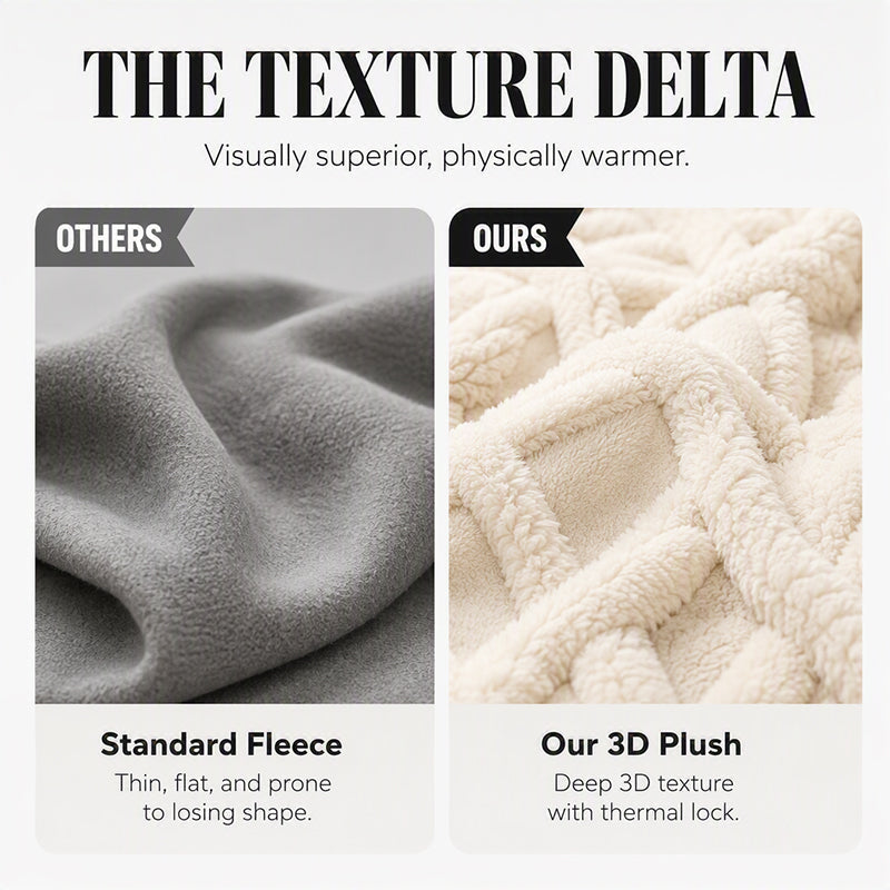 💥 HALF PRICE — HOT SALE! 🍂 3D Embossed Geometric Plush Loungewear Set – Thermal 3D Lock, Cloud-Like Fit ☁️ Warm & Luxurious for Home, Leisure & Dates 🏠 Stay Cozy All Winter 🔥