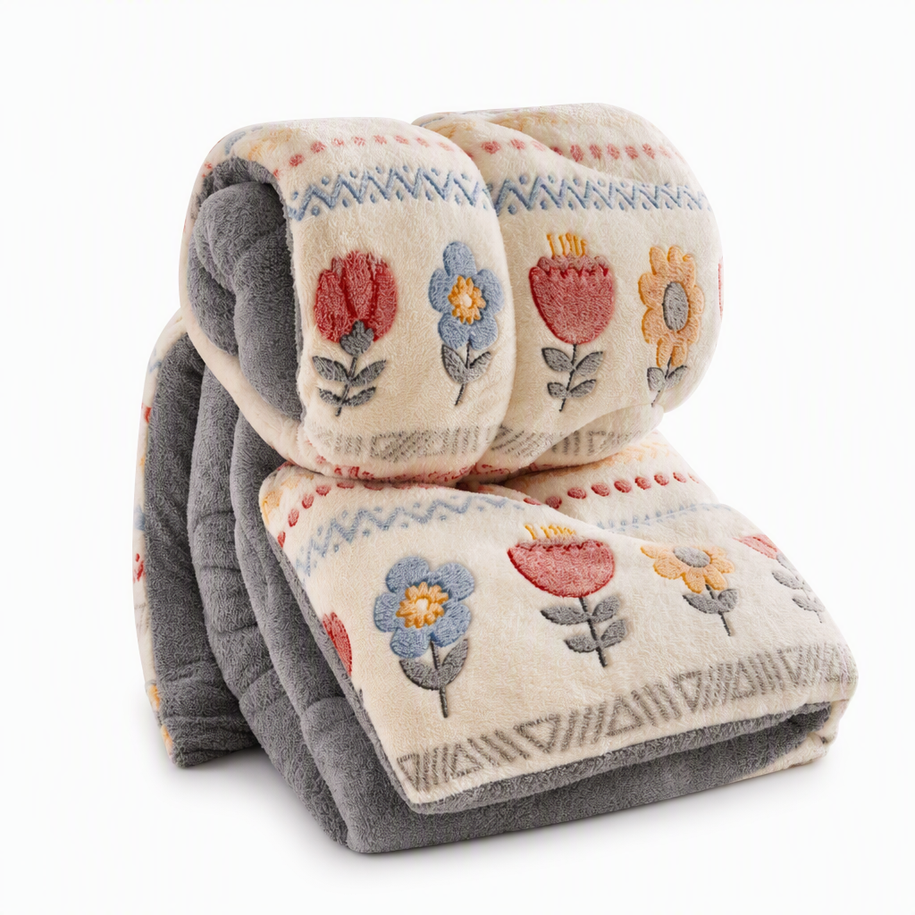 🎃 HALLOWEEN-KNALLER: 50 % RABATT! 👻❄️ Schluss mit kalten Nächten! 🥰 Extra kuschelige Winterdecke mit doppelseitigem Lammfleece & Milchsamt – traumhaft weich und wohlig warm! 🛏️🔥✨