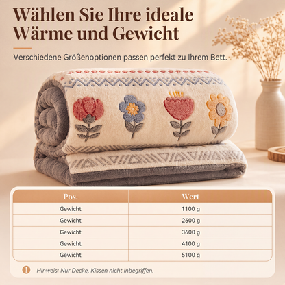🎃 HALLOWEEN-KNALLER: 50 % RABATT! 👻❄️ Schluss mit kalten Nächten! 🥰 Extra kuschelige Winterdecke mit doppelseitigem Lammfleece & Milchsamt – traumhaft weich und wohlig warm! 🛏️🔥✨