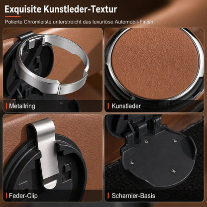 📢📢 !!⏰Multifunktionaler klappbarer Autotür-Becherhalter, Aufbewahrungsregal für Getränke und Wasserflaschen mit großem Durchmesser