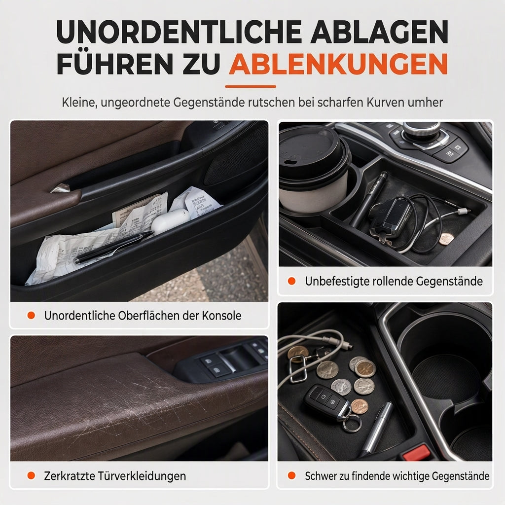 📢📢 !!⏰Multifunktionaler klappbarer Autotür-Becherhalter, Aufbewahrungsregal für Getränke und Wasserflaschen mit großem Durchmesser