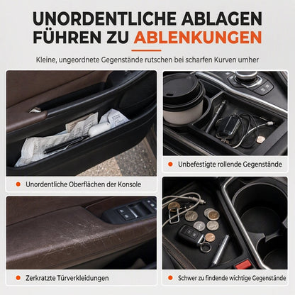 📢📢 !!⏰Multifunktionaler klappbarer Autotür-Becherhalter, Aufbewahrungsregal für Getränke und Wasserflaschen mit großem Durchmesser