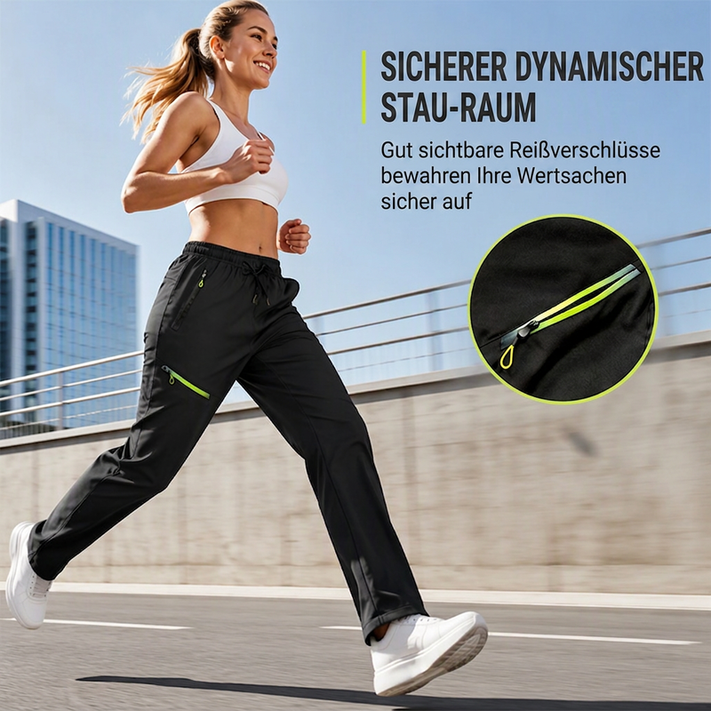 🔥🎉Über 5800 Mal verkauft – 50% Rabatt für kurze Zeit!🎁👖Legere Sport-/Traininghosen für Damen mit Reißverschlusstaschen