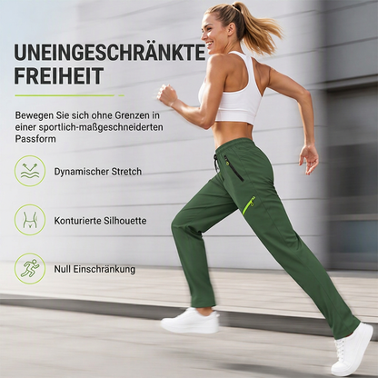 🔥🎉Über 5800 Mal verkauft – 50% Rabatt für kurze Zeit!🎁👖Legere Sport-/Traininghosen für Damen mit Reißverschlusstaschen