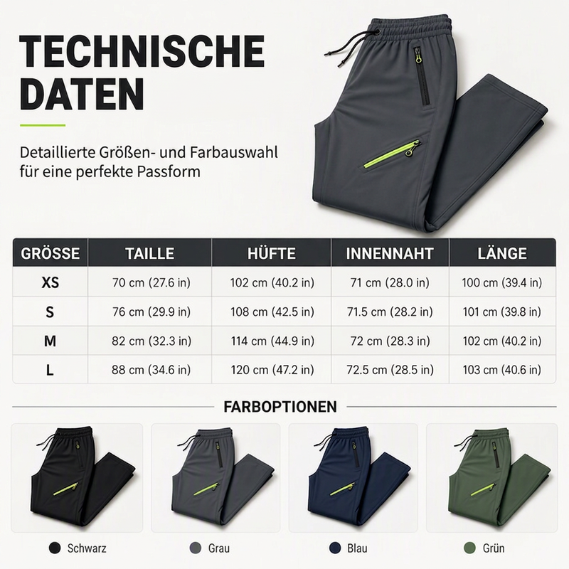 🔥🎉Über 5800 Mal verkauft – 50% Rabatt für kurze Zeit!🎁👖Legere Sport-/Traininghosen für Damen mit Reißverschlusstaschen