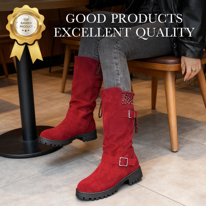 🎅 50 % Rabatt! Festliche Vorratssale👢Damen Slouchy Boots bis zur mittleren Wade🎁